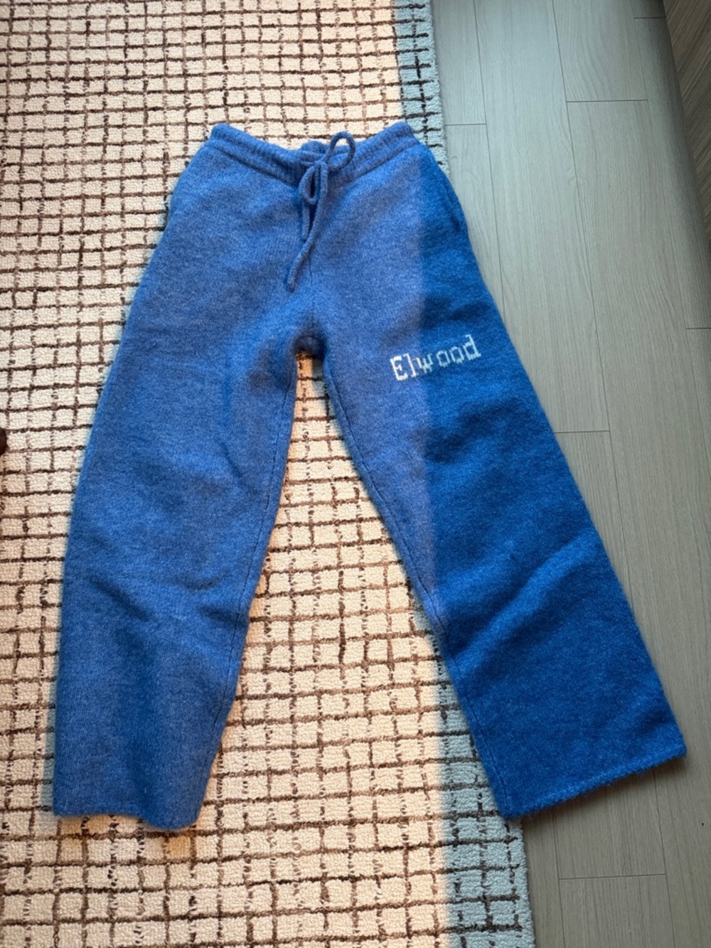 Elwood Blue Fleece Lounge Pants